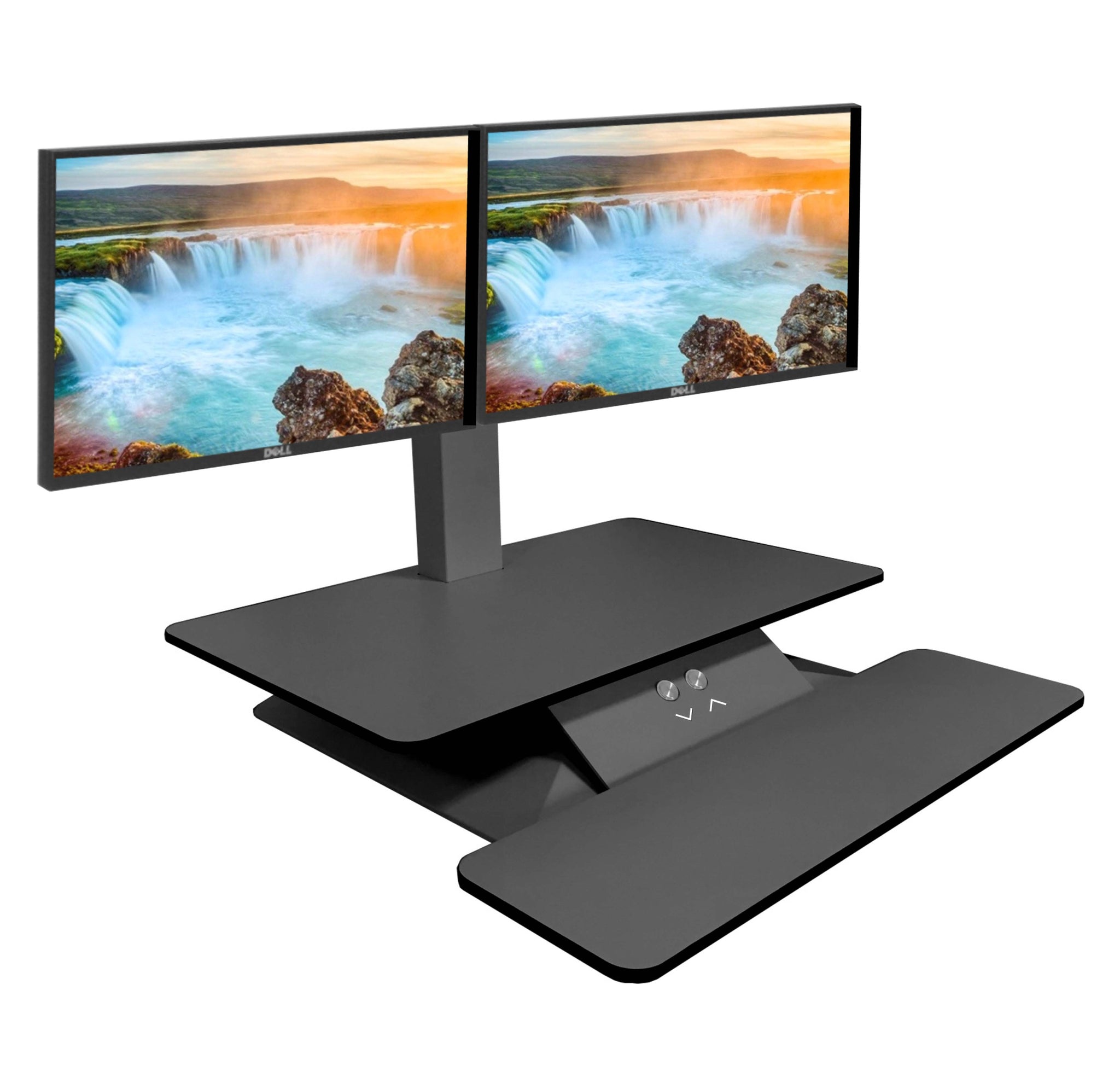 STANDESK - 2 Monitor Mounting Bracket  Standard 6 Height Positions. 600 max monitor width.  (Price includes tax) FREE SHIPPING