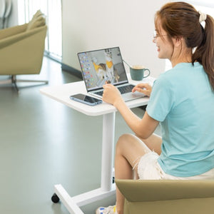 LIFTOFF LECTERN/OFFICE SIT STAND DESK - PNEUMATIC HEIGHT ADJUSTMENT