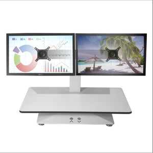STANDESK - 2 Monitor Mounting Bracket  Standard 6 Height Positions. 600 max monitor width.  (Price includes tax) FREE SHIPPING